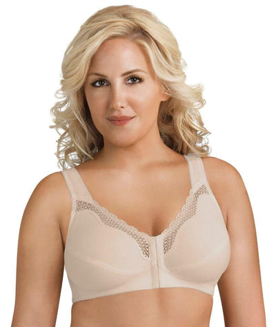 Reveal NUDE The Perfect Support Front Close T-Shirt Bra, US 34B, UK 34B 