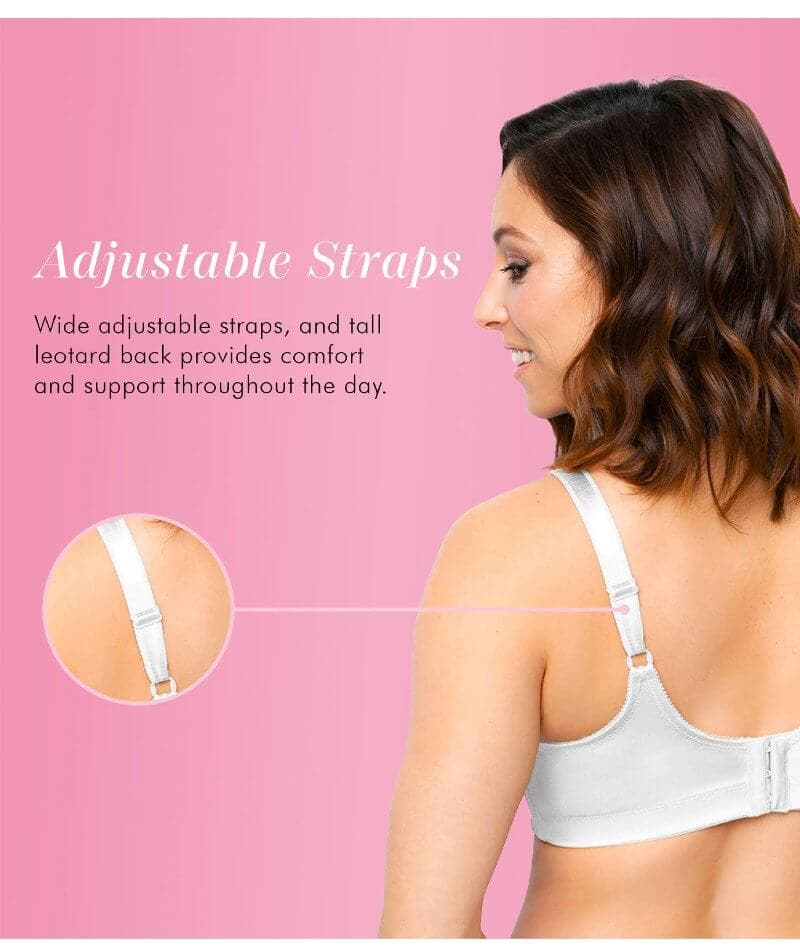 Exquisite Form Fully Side Shaping Wire-Free Bra With Floral - White – Big  Girls Don't Cry (Anymore)