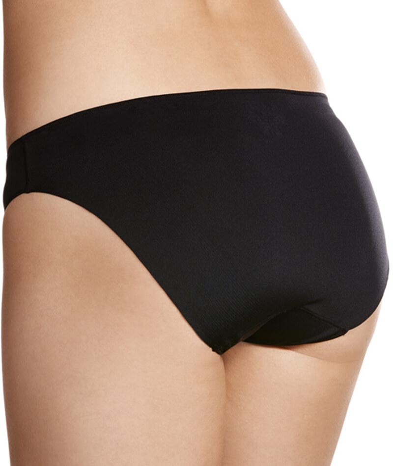 Jockey No Panty Line Promise Next Generation Microfiber Bikini -Black -  Curvy Bras