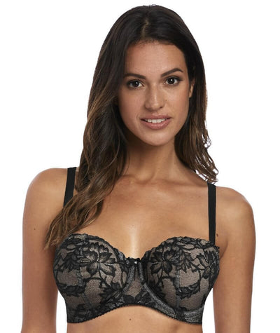 Freya Womens Bronte Longline Side Support Plunge Underwire Bra : :  Clothing, Shoes & Accessories