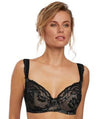 Fantasie Bronte Underwire Side Support Plunge Bra - Black Bras