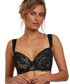 Fantasie Bronte Underwire Side Support Plunge Bra - Black Bras 30D Black