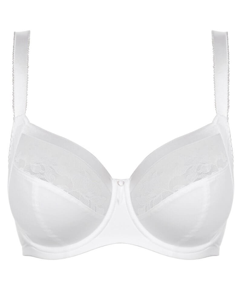 Fantasie Lois Underwire Side Support Bra in White SALE NORMALLY $58 -  Busted Bra Shop