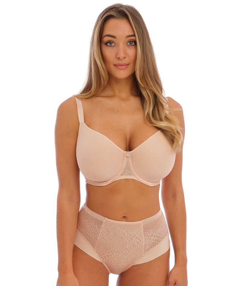 Lace Wing Smoothing Underwired Non-Padded Bra B-E