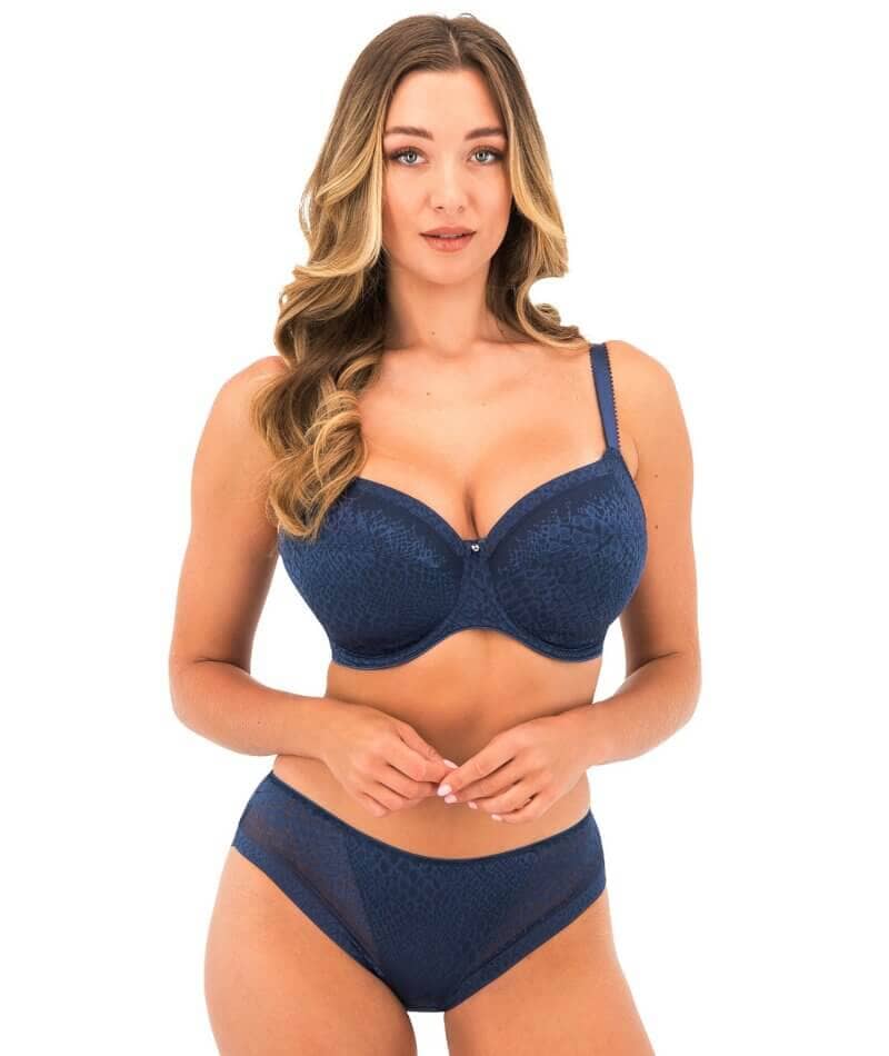 Buy Charming Illusion Non Padded Non Wired Full Cup Plus Size Full