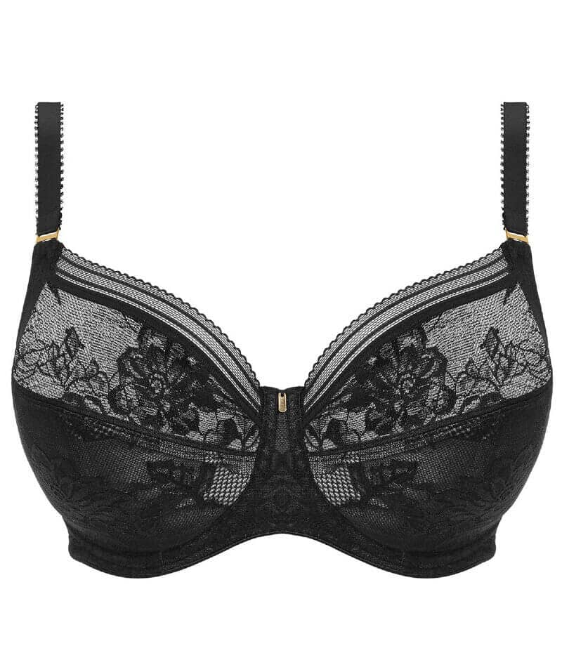 Fantasie Fusion Lace Underwire Full Cup Side Support Bra - Black ...