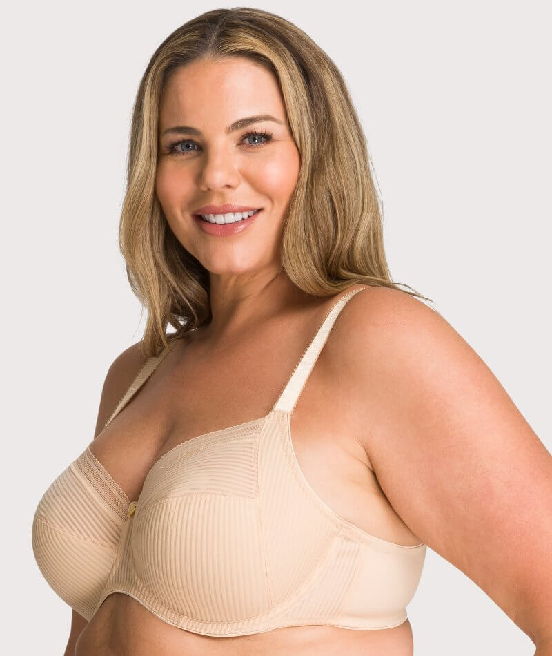 Fantasie Fusion Underwired Full Cup Side Support Bra - Sand - Curvy Bras