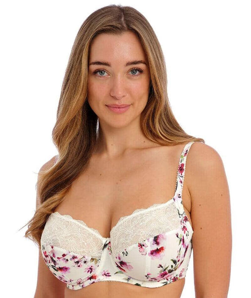 Japanese Spring Flower Comfy Cute Sweetie Wirefree T-Shirt Bra Set