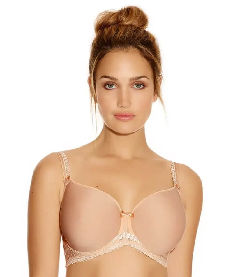 Fantasie Womens Premiere Underwire Moulded Full Cup Bra, 32D, Sand 