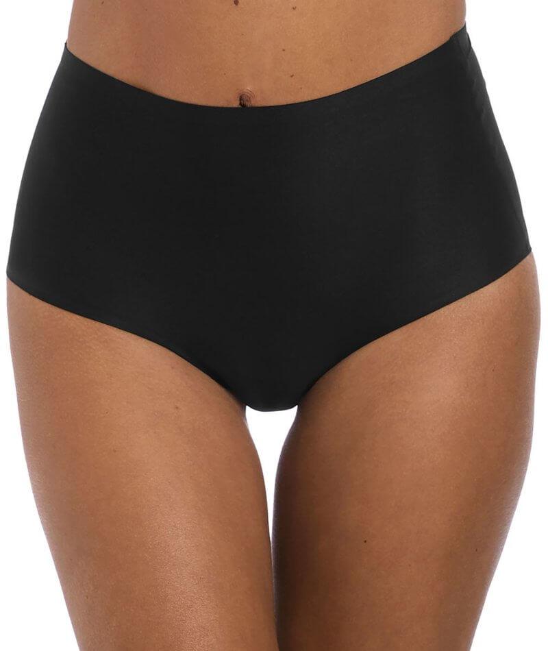 Invisibles Seamless Black Bikini Underwear - Fine Lines Lingerie