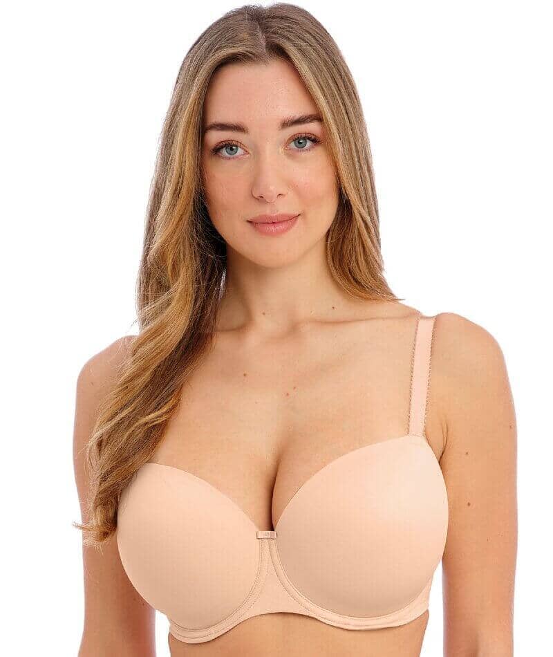 Fit Fully Yours Crystal Smooth Underwire T-Shirt Bra, Champagne – Bras &  Honey USA