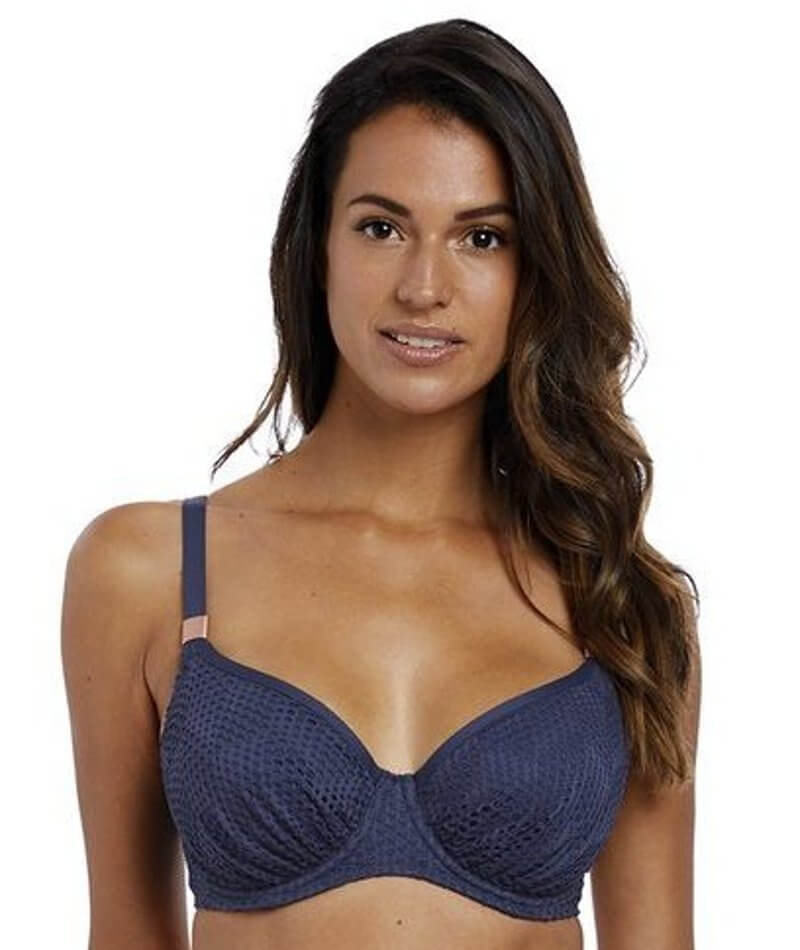 Fantasie Swim Marseille Underwire Gathered Full Cup Bikini Top Twili Curvy Bras