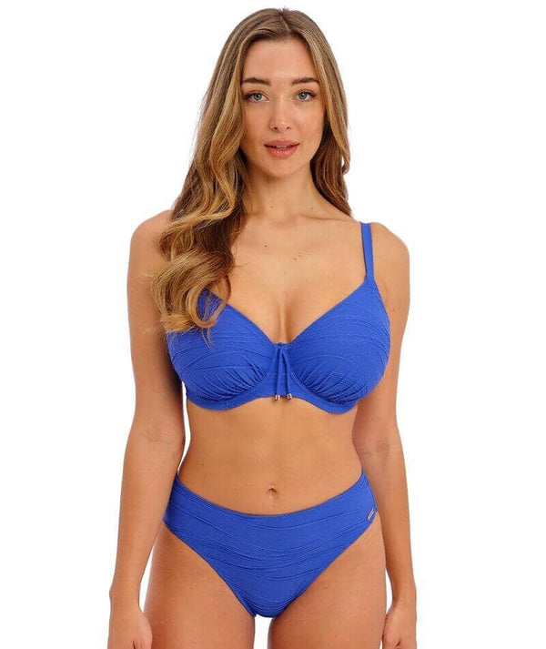 Fantasie Swim Beach Waves Underwire Gathered Full Cup Bikini Top -  Ultramarine