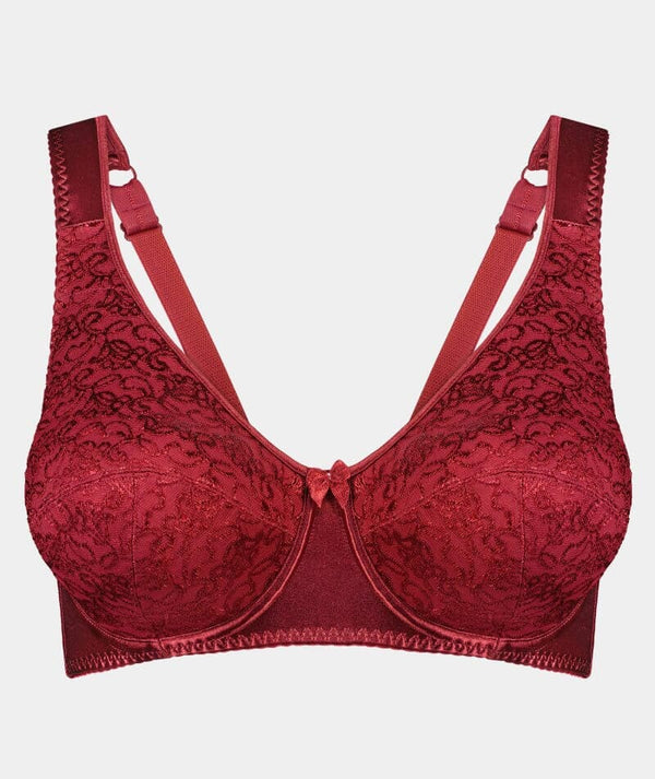 Fayreform Charlotte Underwire Bra - Biking Red - Curvy Bras