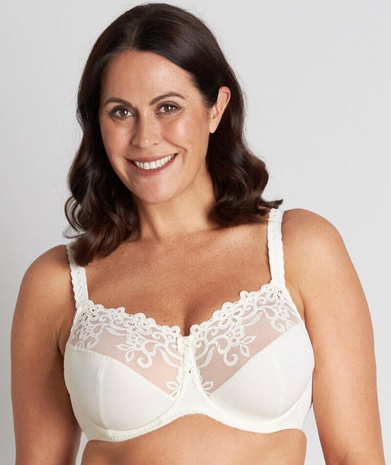 Buy White Ultimate Support F-K Cup Lace Bra from Next Luxembourg