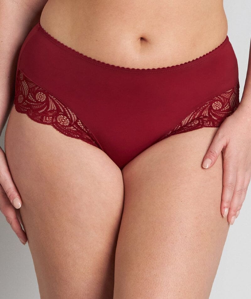 Fayreform Lace Perfect Contour Spacer Bra - Biking Red - Curvy