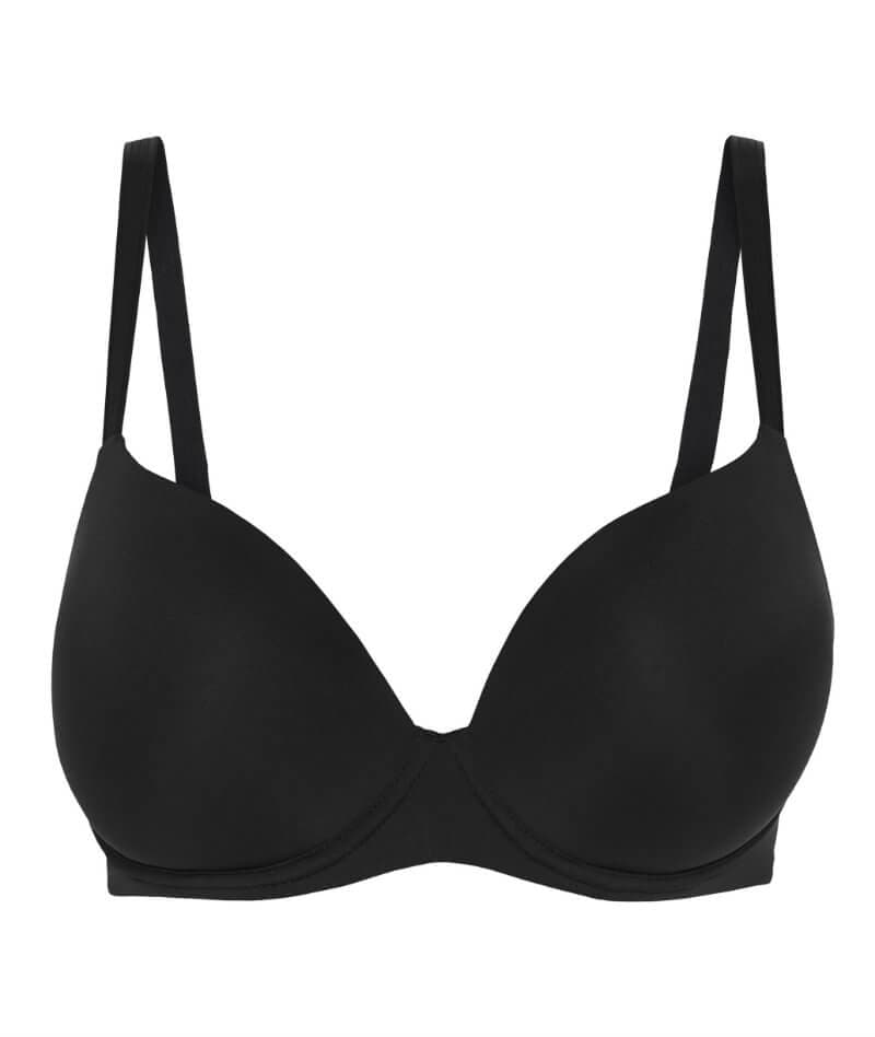 Fayreform Sculpt Contour Plunge Bra - Black - Curvy Bras