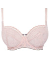 Freya Daisy Lace Underwire Balcony K Cup Bra - Blush Bras