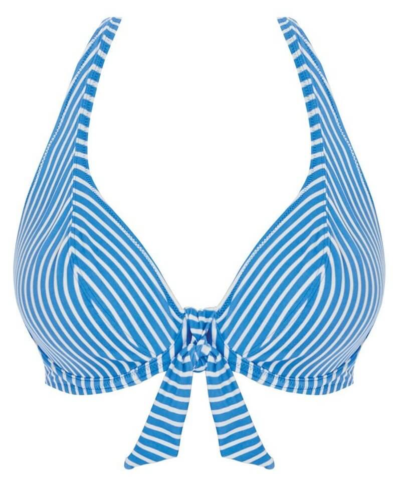 Freya Swim Beach Hut Underwire High Apex Bikini Top - Blue Moon - Curvy Bras