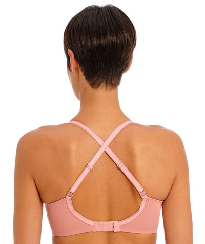 Bare The Favorite Wire-Free Smoothing T-Shirt Bra 36G, Ash Rose at