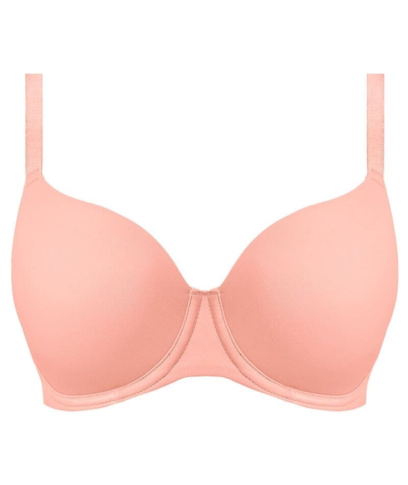Bare The Favorite Wire-Free Smoothing T-Shirt Bra 34G, Ash Rose