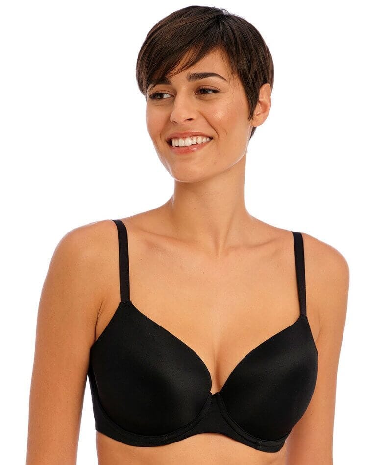 34G Bra Size in G Cup Sizes Black by Freya Contour and Support Bras