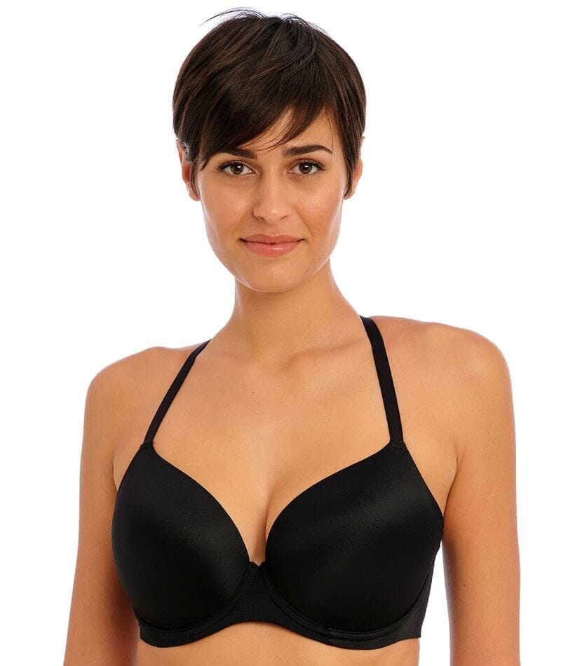Buy Pour Moi Black Sydney Double Strap Underwired Longline Top from Next USA