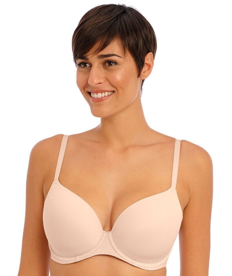 Buy New Normal Padded Non Wired Full Coverage T-shirt Bra - Beige