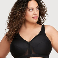 MUGUOY 1/2 Pcs Ever So Cute Bra for Seniors, Front Closure Posture  Corrector Full Coverage Bra, Wireless Back Support Anti-Saggy Bra (S,  Beige+Black) at  Women's Clothing store