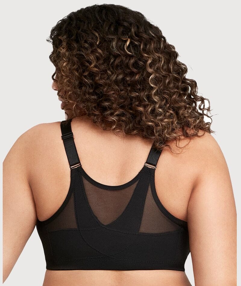 Glamorise Full Figure Plus Size MagicLift Front-Closure Posture Back Bra  Wirefree #1265 Black : Buy Online at Best Price in KSA - Souq is now  : Fashion