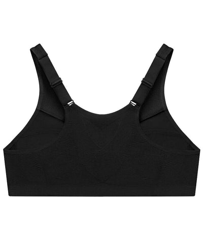  Glamorise Full Figure Plus Size MagicLift Front-Closure Posture  Back Bra Wirefree #1265 Black : Clothing, Shoes & Jewelry