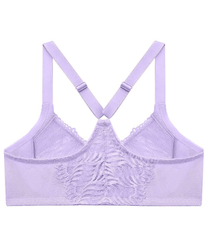 Buy Lilac Floral Lace Padded Bra 40DD, Bras