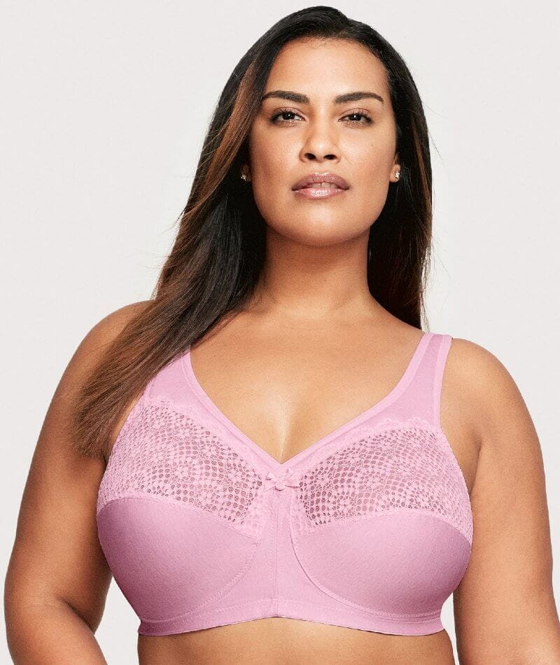 Halara Womens pink cloudful ruched front sports bra Size L - $20