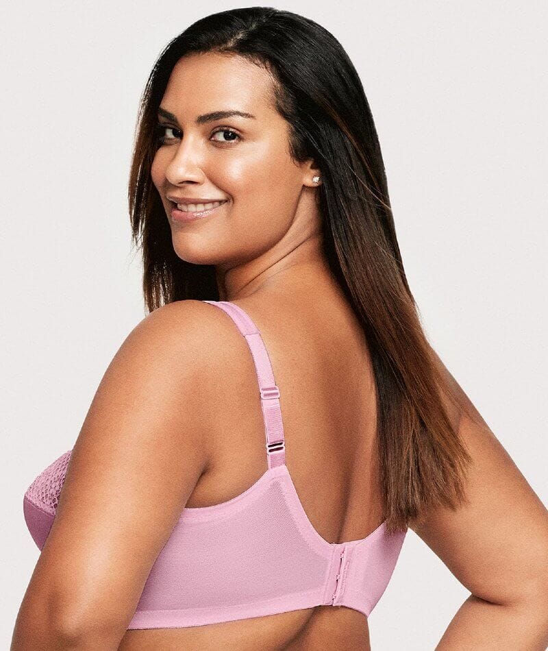 Shop Plus Size Wirefree Cooling Lounge Bra in Pink