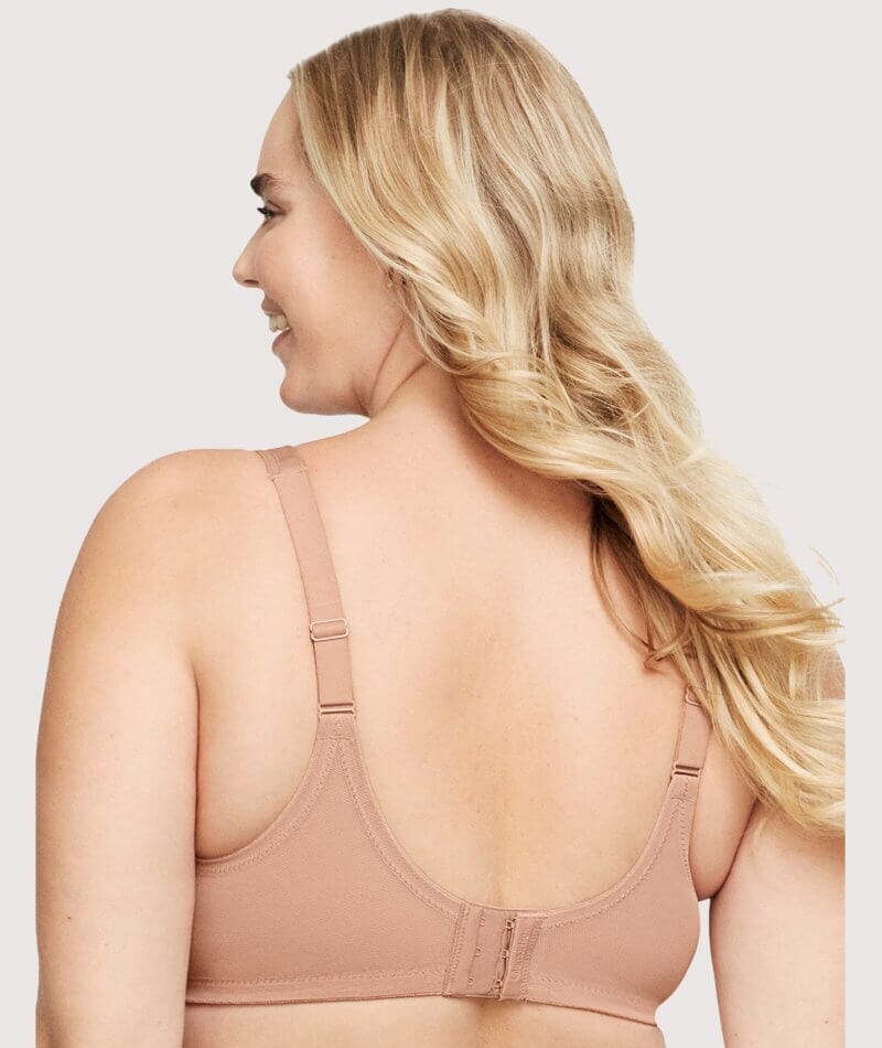 Glamorise Magiclift Natural Shape Support Wire-Free Bra - Cappuccino - Curvy