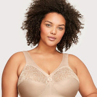 Buy GLAMORISE Magiclift Classic Support Bra - White At 28% Off