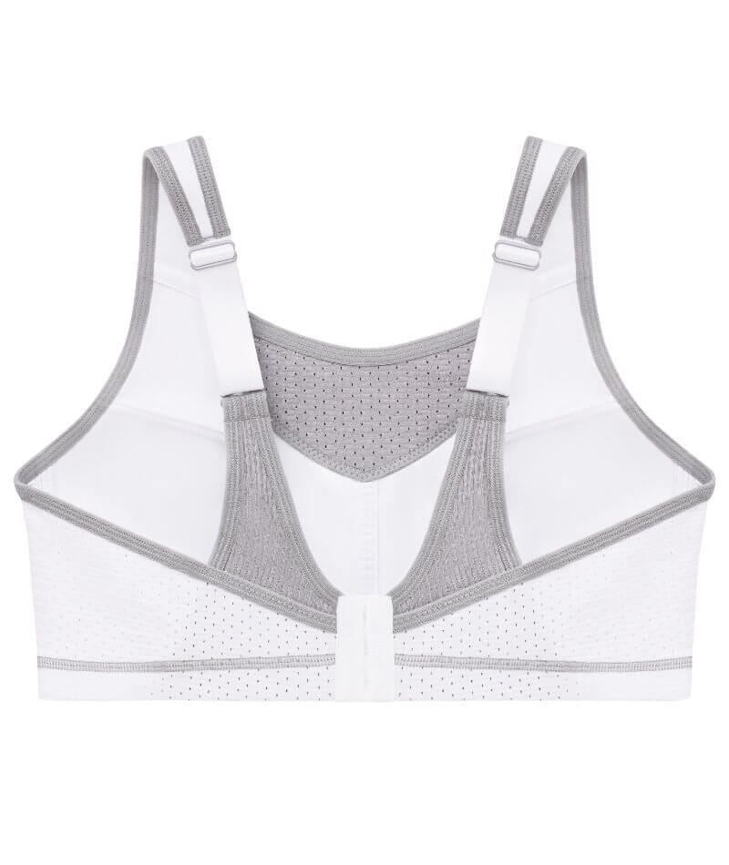 Buband No-Bounce High-Impact Extra Sports Bra Support White : :  Clothing, Shoes & Accessories