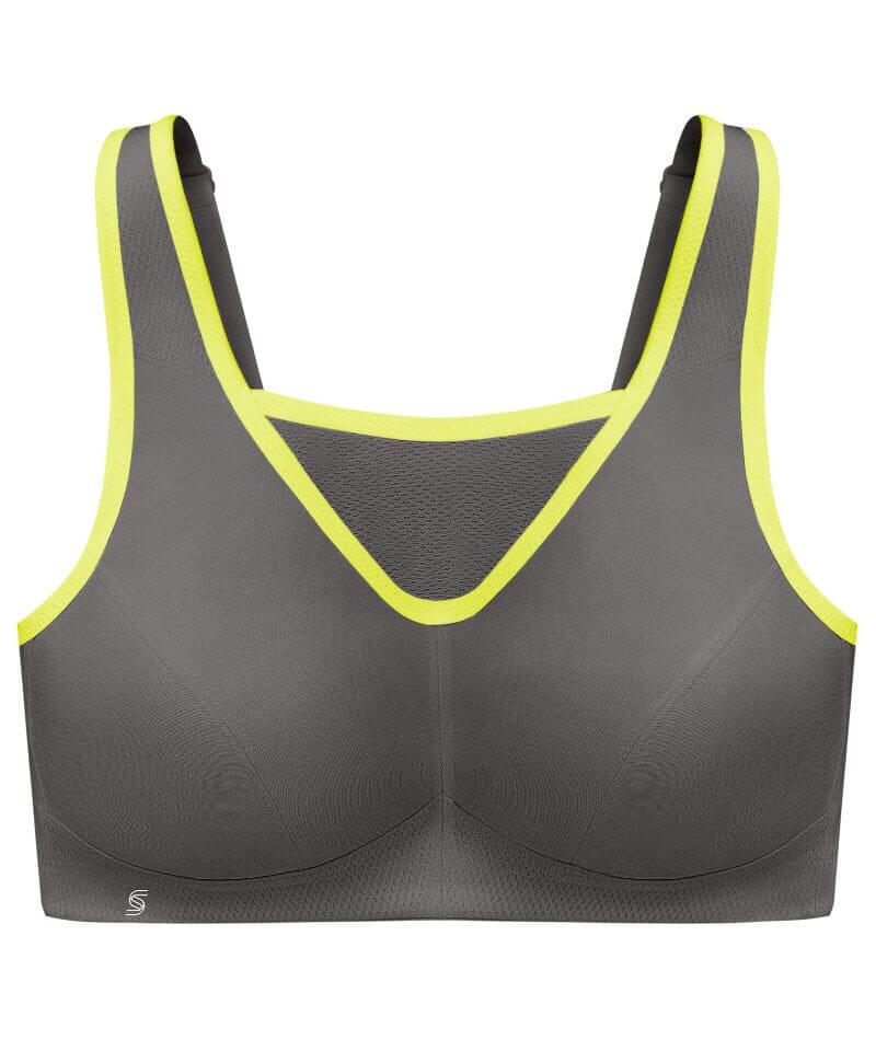 Women's Bra Underwire High Impact Workout Running High Support Sports Bra  (Color : Dark gray, Size : 40D)