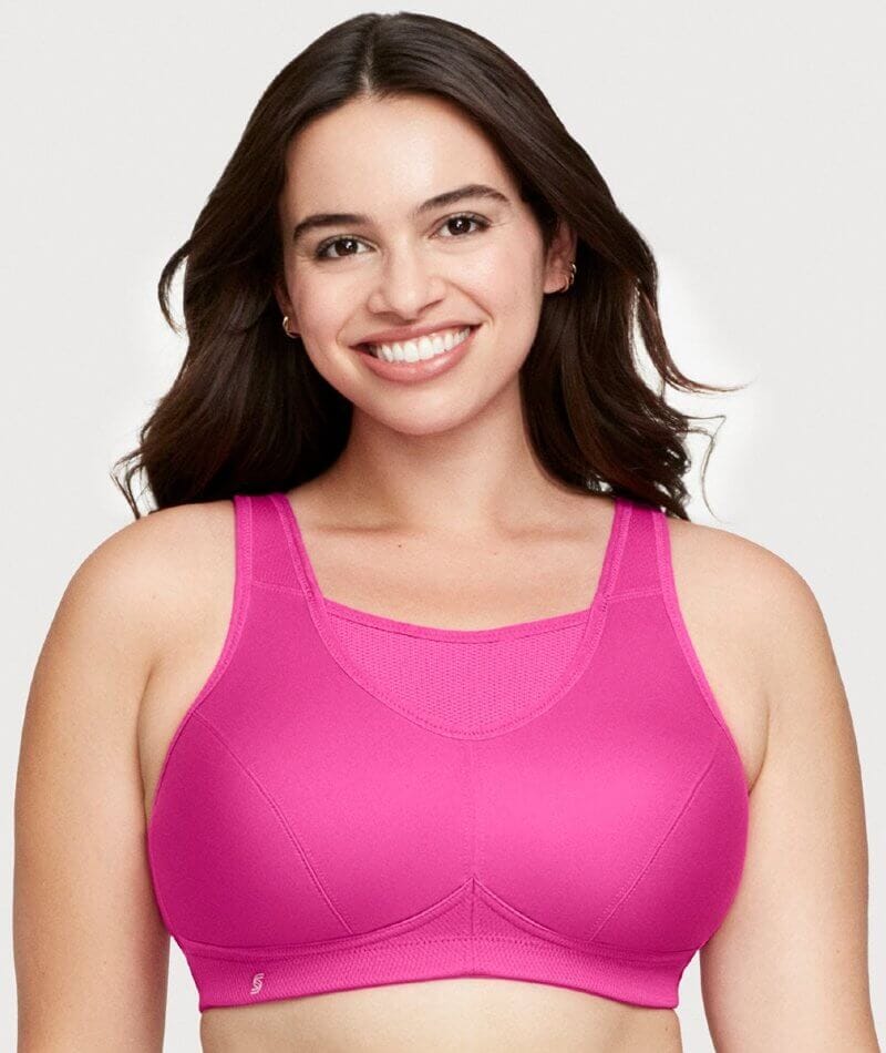 Balance Collection Pink Sports Bra Size S - 68% off