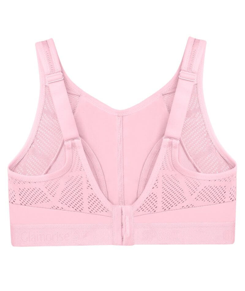 Glamorise No-bounce Camisole Sports Bra In Parfait Pink