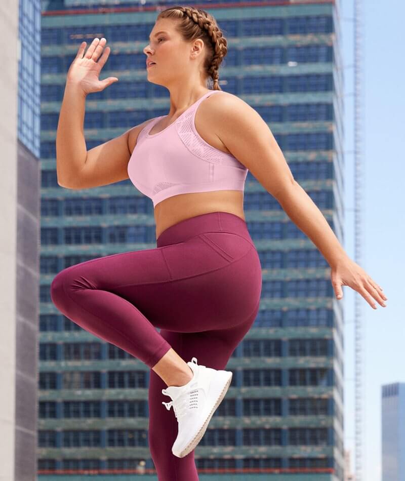 Women Breathable Sports Bra Adjustable Straps Anti-Sweat