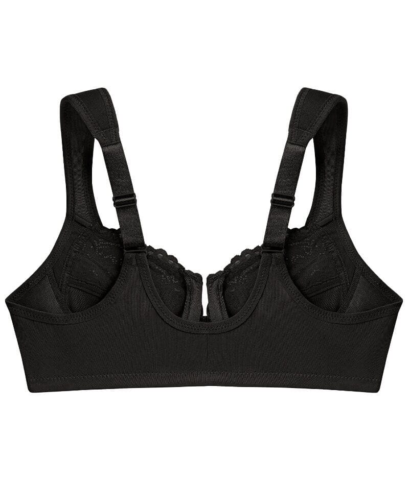Youkk Black Strapless Front Closure Bra Widely Application Side