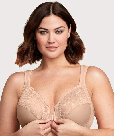 Full Figure and Plus Size Front Closure Bras