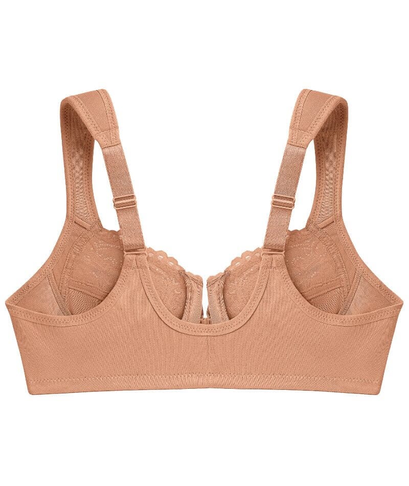 Glamorise Bras GL7012C - Gramercy Luxe Lace Bralette - Cappuccino – Dale  and Waters