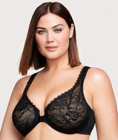 Bras for Women Front Closure Lace Push Up Padded Nepal