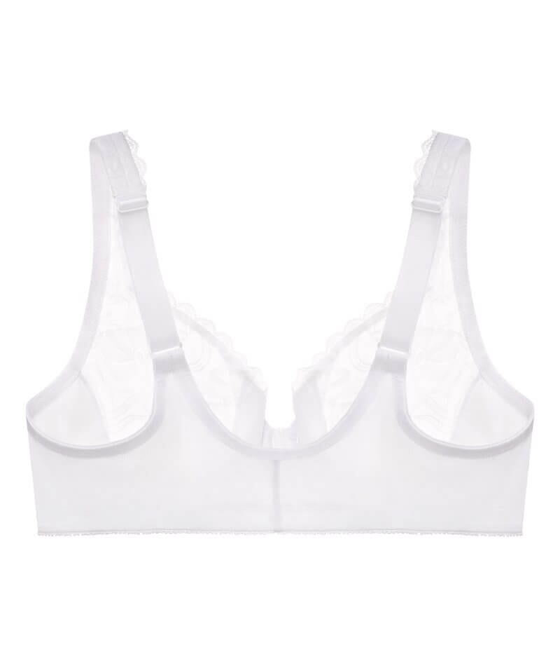 Yours Curve Womens Plus Size White Stretch Lace Underwired Bra