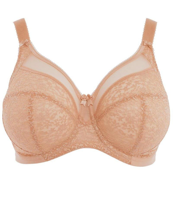 Goddess Adelaide Banded Underwired Bra - Sand - Curvy Bras