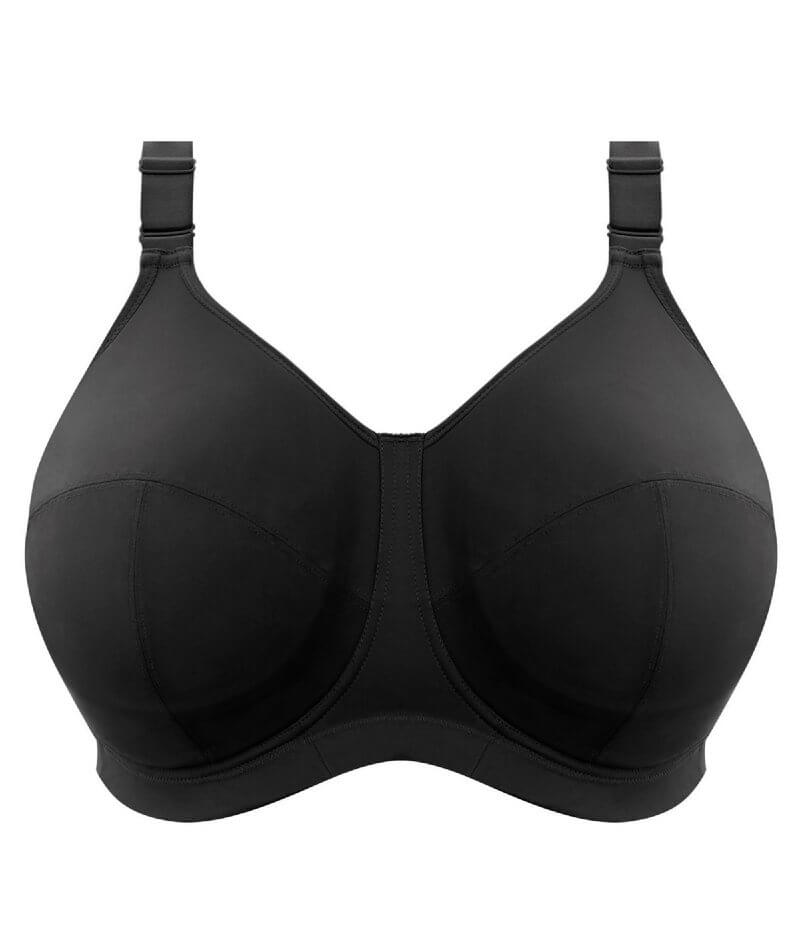 Celeste Black Non Wired Bra, D-GG Cup Sizes, Recycled Lace – Miss Mandalay