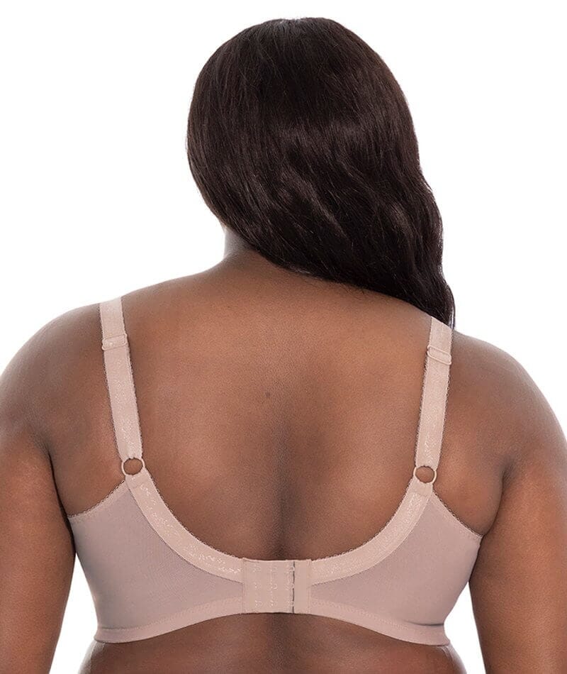 Luxe V-neck Molded Cup Bra In Morroccan Brown