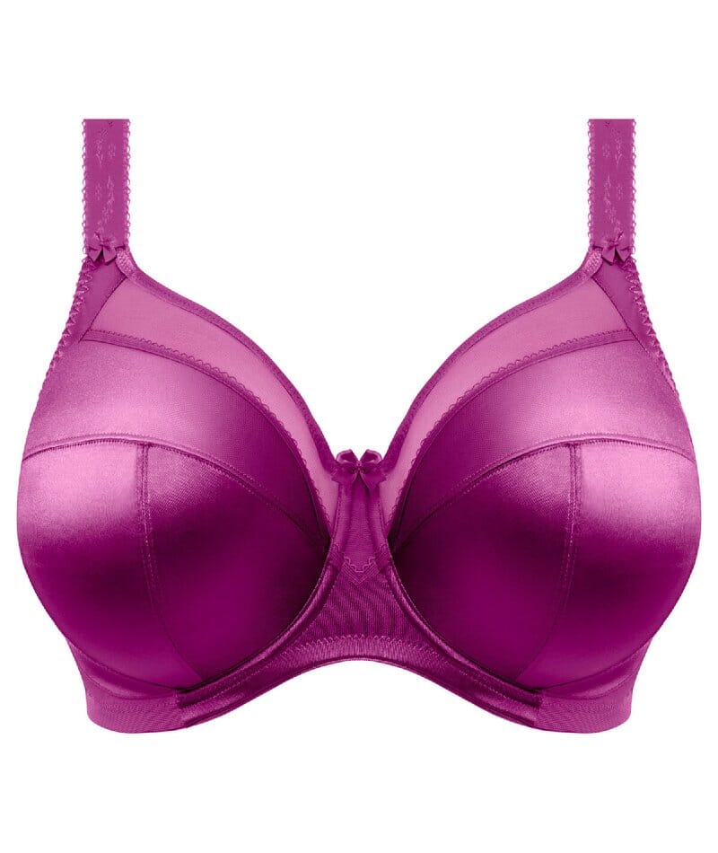 Goddess Keira Underwire Banded Bra in Plum FINAL SALE NORMALLY $48